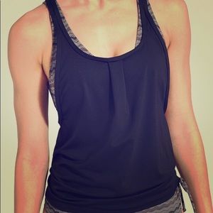 Athleta Jacquard Back Tie Blousy Tankini